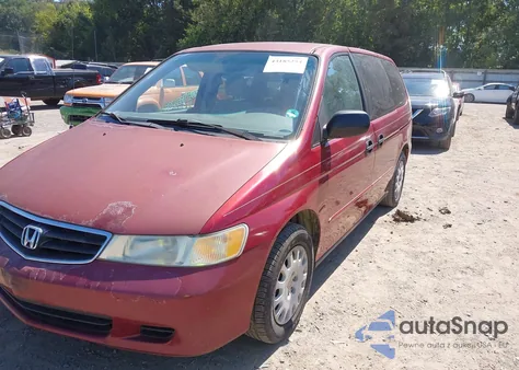 2004 Honda Odyssey Lx z USA, uszkodzony, nr VIN 5FNRL18514B110082